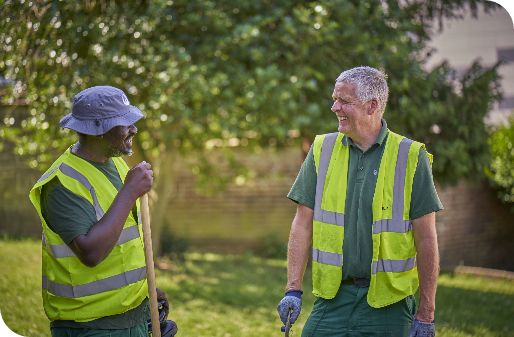 Man working